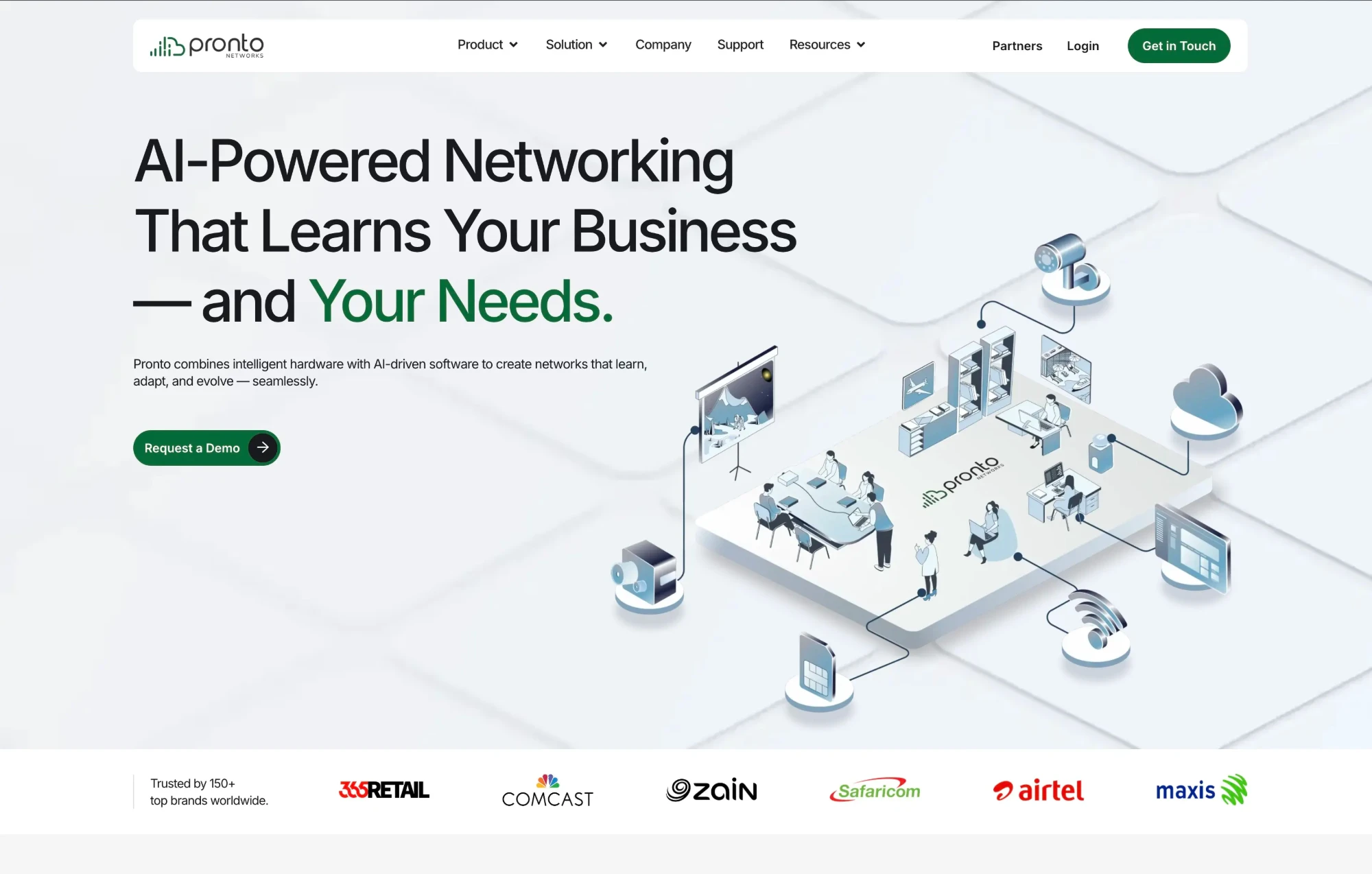 Pronto Networks — AI-powered networking website